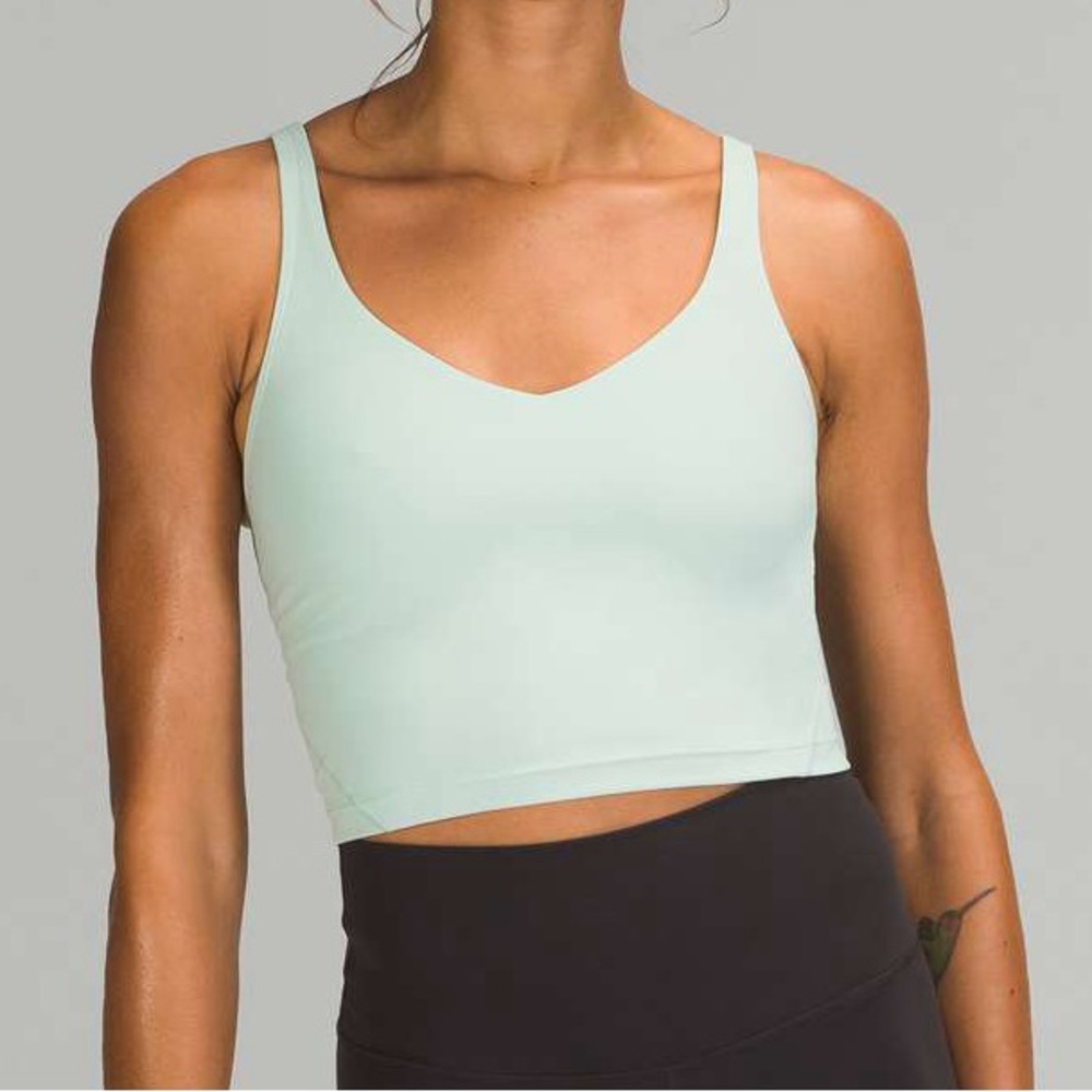 Lululemon Align Crop Top in Delicate Mint